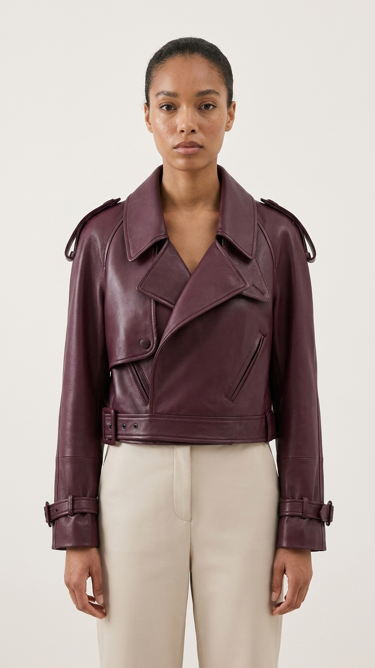 Antonia Deconstructed Leather Jacket – Luxury Asymmetrical Moto Outerwear