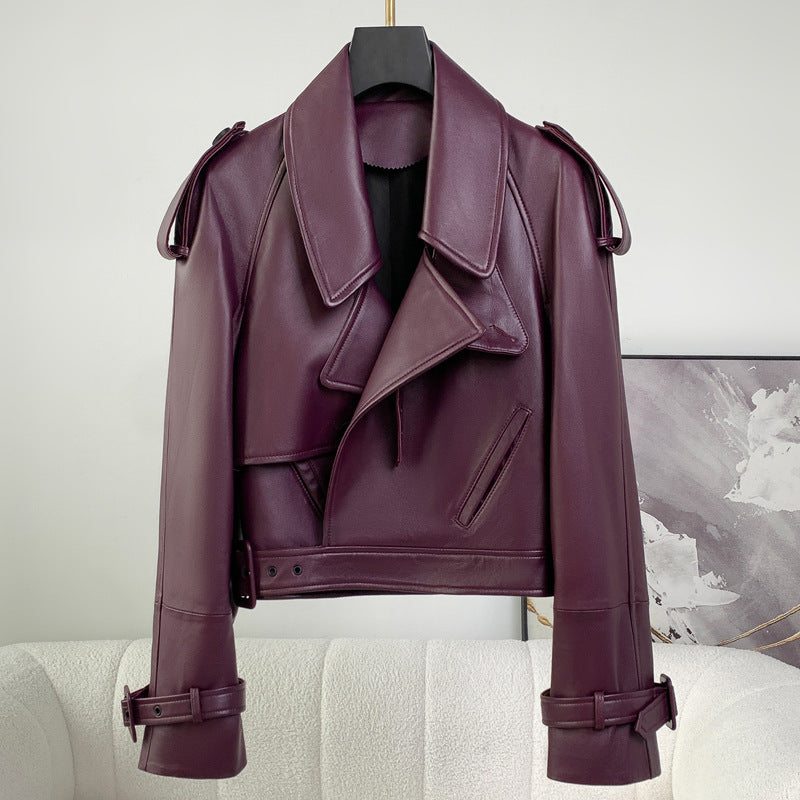 Antonia Deconstructed Leather Jacket – Luxury Asymmetrical Moto Outerwear