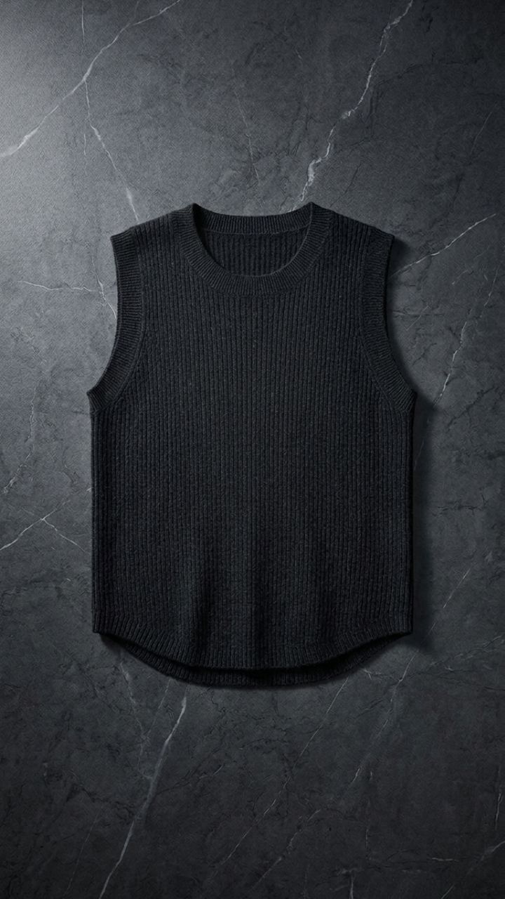 Ribbed Knit Sling Tank — Women's Sleeveless Fitted Top