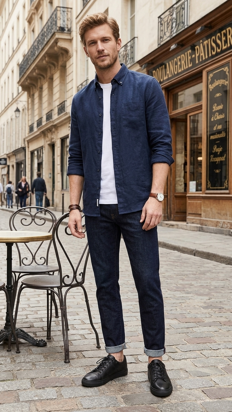 Men's Genuine Leather Minimalist Shoes– Low-Top Cowhide Trainers
